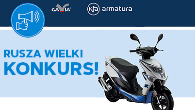 II etap Konkursu KFA ARMATURA - do wygrania skuter JUNAK