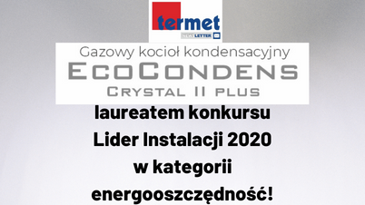 EcoCondens Crystal II Plus nagrodzony!