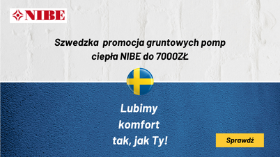 Szwedzka promocja na pompy NIBE (PROMOCJA)