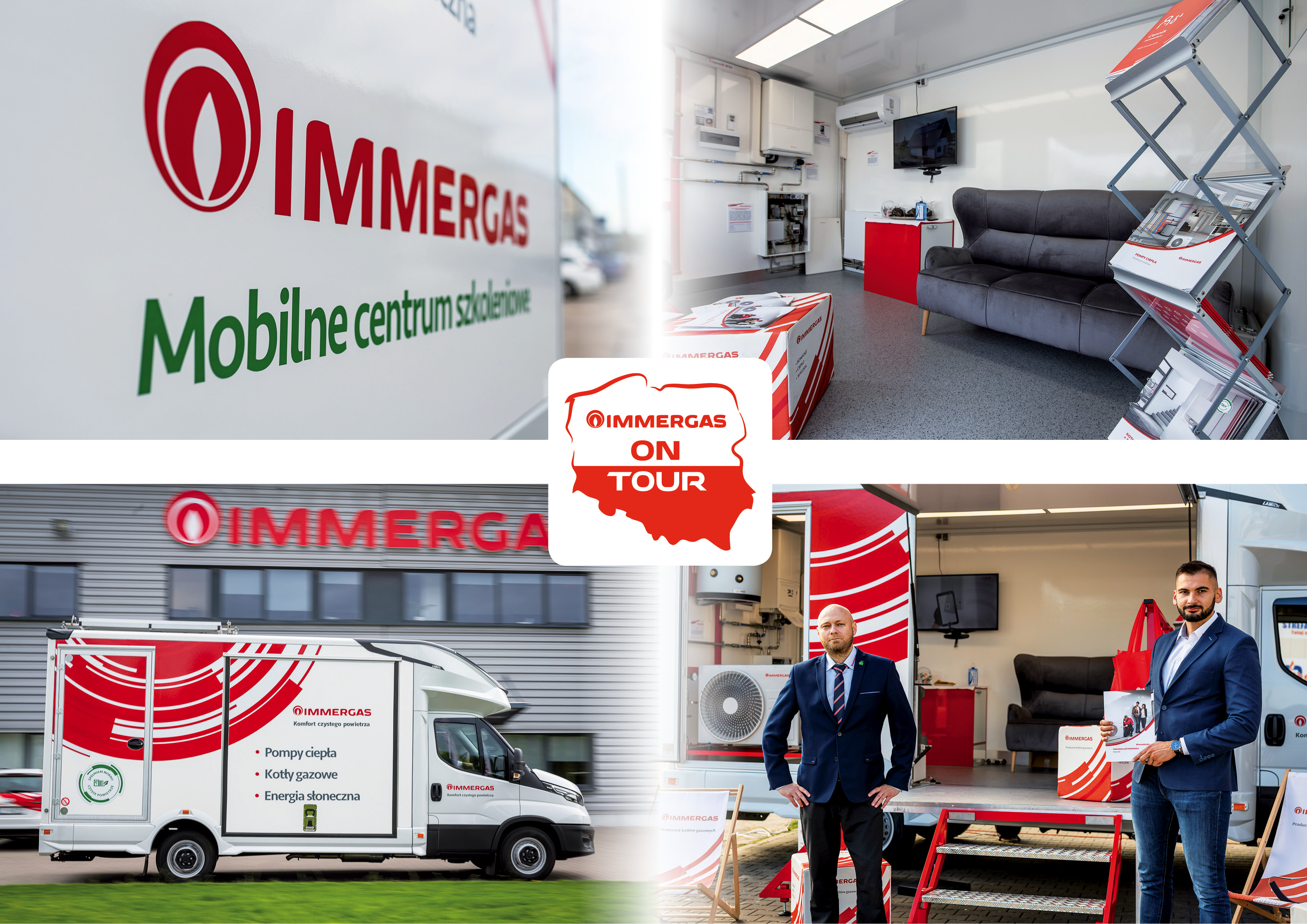 Immergas szkoli w terenie  –  Mobilne  Centrum Szkoleniowe