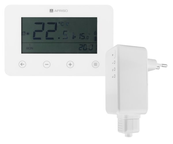 Programowalny bezprzewodowy termostat pokojowy RT05 F-BAT, bateryjny