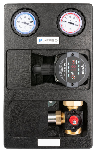 Grupa pompowa AFRISO PrimoTherm K 180-2 DN 25 3-WM GZ x GW 1 1/2'' x 1'', z zaworem mieszającym