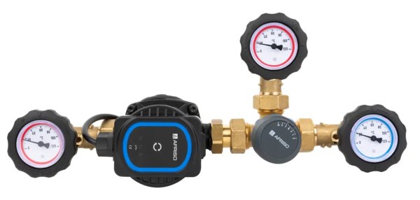 Grupa pompowa AFRISO BRA 130 AP GW 1'' Kvs6.3 AFRISO APH 160 15-7/130 mm