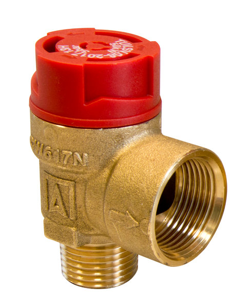 Zawór przelewowy AFRISO MS mosiądz 1,5 bar GZ x GW 1/2'' x 3/4''