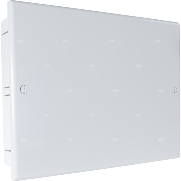 Plastikowa szafka do rozdzielacza wody użytkowej ADM, 6 punktów poboru, 310 X 430 X 88 mm