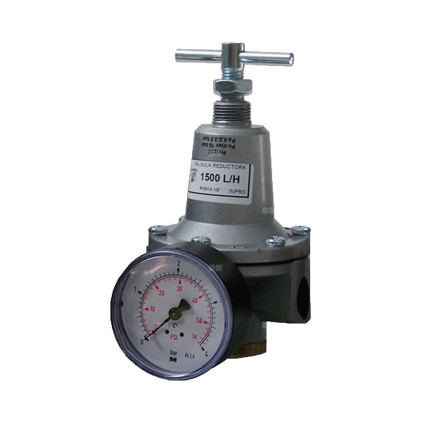 Regulator ciśnienia oleju AFRISO MRED, GW 3/8'', 10 bar 500 l/h z manometrem