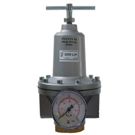 Regulator ciśnienia oleju AFRISO MRED, GW 1'', 25 bar 3000 l/h z manometrem