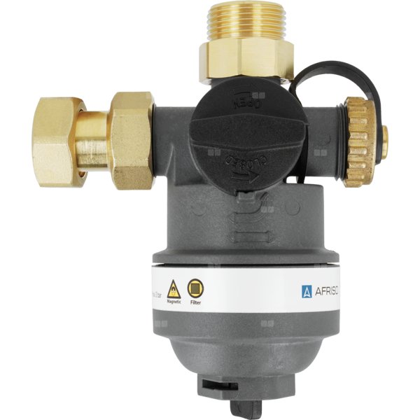 Kompaktowy magnetyczny separator zanieczyszczeń ADS 100, uniwersalne przyłącza G3/4'', Kvs 4,2 m3/h