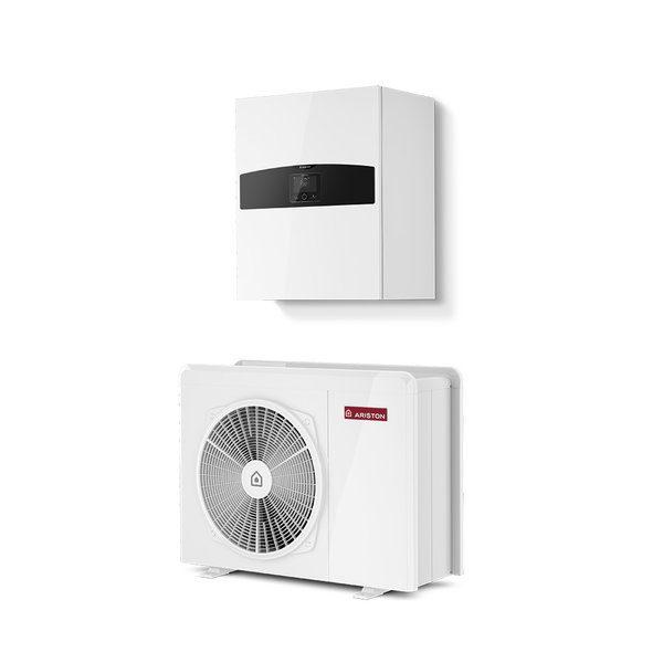 Pakiet - Pompa ciepła powietrzna powietrze-woda monoblok ARISTON NIMBUS PLUS M NET R32 3.5 kW 230 V + Moduł naścienny Sensys HD z łącznością Wi-FI