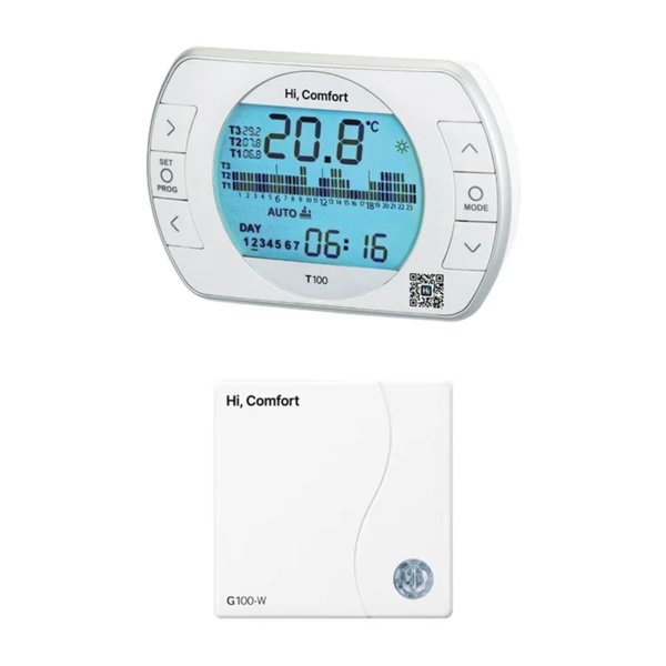 Programator tygodniowy Hi, Comfort WiFi T100 – zestaw standard
