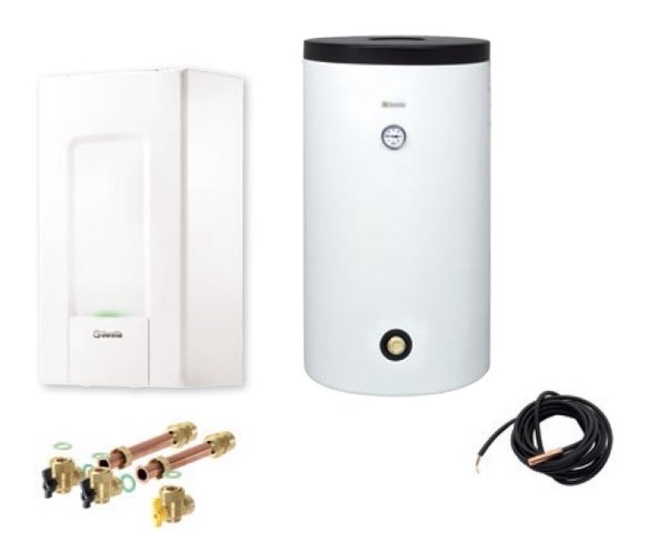 Pakiet - Kocioł gazowy jednofunkcyjny BERETTA Mynute X 30R p kondensacyjny wiszący 32.25 kW + Zasobnik c.w.uIdra 100 SV