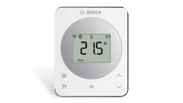 CR 20 RF pokojowy regulator bezprzewodowy z pomiarem temperatury pokojowej i wilgotności, możliwość zastosowania tylko na jednym obiegu grzewczym