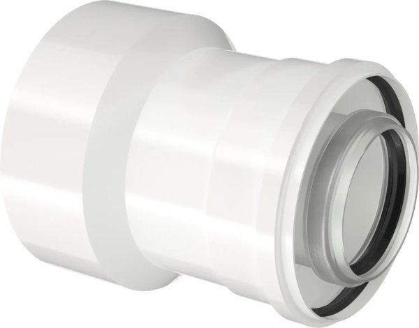 Złączka redukcyjna (2733), fi80/125-fi60/100, koncentryczna, PP