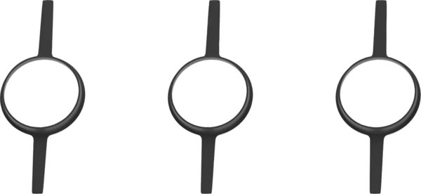 Element dystansowy (2592), fi125, 3 szt.