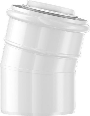 Kolano (2594), powietrzno-spalinowe 15st. fi80/125, PP /stal