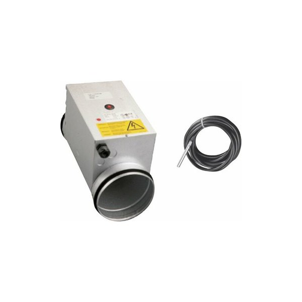 HRE-A160-1200 – nagrzewnica elektryczna wtórna DN160 z czujnikiem temperatury