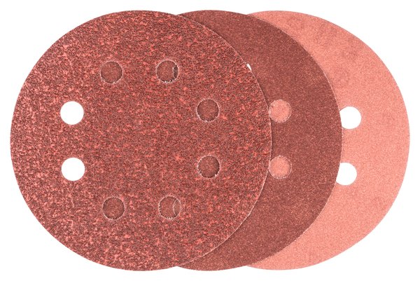 6-częściowy zestaw papierów ściernych do szlifierek mimośrodowych 125 mm