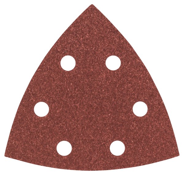 5-częściowy zestaw papierów ściernych do szlifierek delta P120, 93 mm