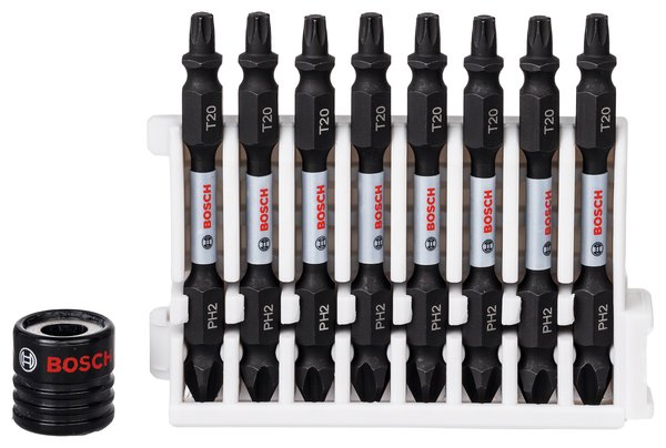 9-częściowy zestaw końcówek wkręcających Impact Control PH2 / T20