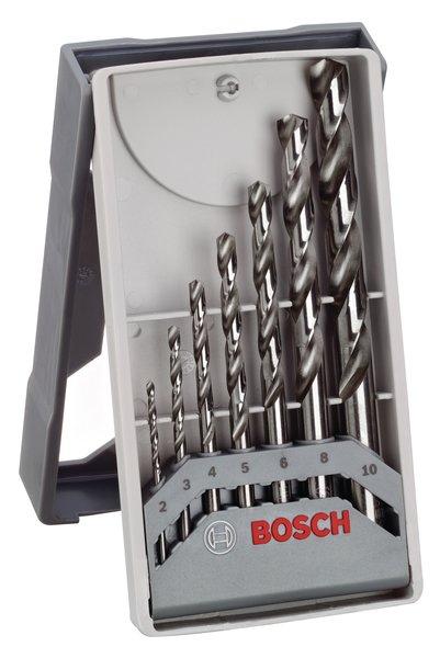 7-częściowy zestaw Wierteł do metalu HSS-G Mini X-LIne, 135 st. 2, 3, 4, 5, 6, 8, 10 mm