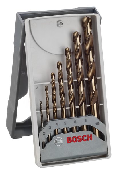 7-częściowy zestaw Wierteł do metalu HSS-Co Mini X-LIne, 135 st. 2, 3, 4, 5, 6, 8, 10 mm