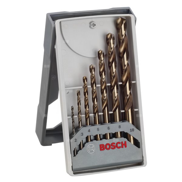 7-częściowy zestaw Wierteł do metalu HSS-Co Mini X-LIne, 135 st. 2, 3, 4, 5, 6, 8, 10 mm