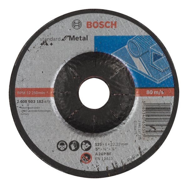 TARCZA SZLIFUJĄCA METALL,LPP 125X6MMWYG.