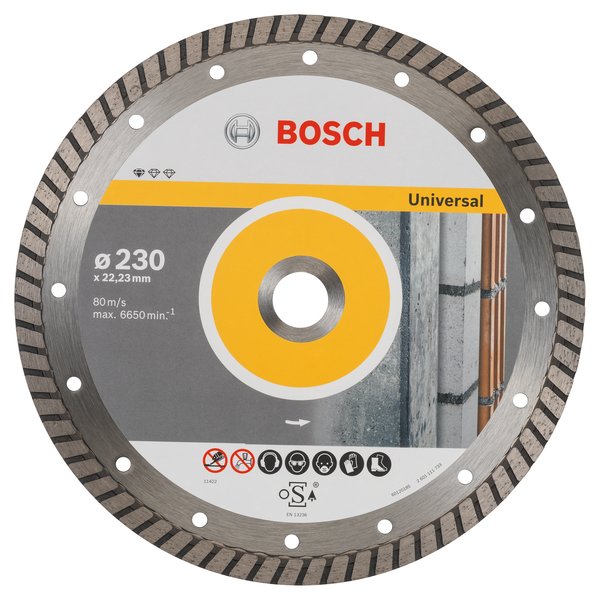 TARCZA DIAM. UNIV TURBO* 230 /22,23 10PC