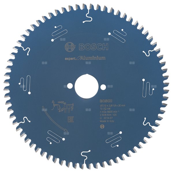Tarcza pilarska Expert for Aluminium KSB EXPERT FOR ALUMINUM 210X30X2,8 72T