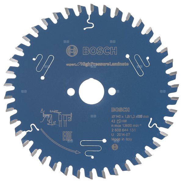 Tarcza pilarska Expert for High Pressure Laminate KSB EXPERT F.H.P.LAMINATE 140X20X1,8 42T