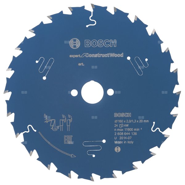 Tarcza pilarska Expert for Construct Wood KSB EXPERT FOR C. WOOD 160X20X2,0 24T