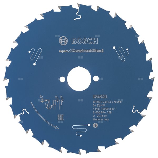 Tarcza pilarska Expert for Construct Wood KSB EXPERT FOR C. WOOD 190X30X2,0 24T