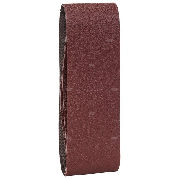 3-częściowy zestaw taśm szlifierskich do szlifierek taśmowych, wersja czerwona K = 60