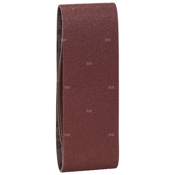 3-częściowy zestaw taśm szlifierskich do szlifierek taśmowych, wersja czerwona K = 60, 80, 100