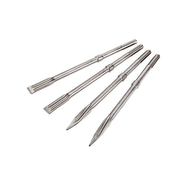 4 PCS MAX CHISEL SET 400 MM, 400 X 25 MM