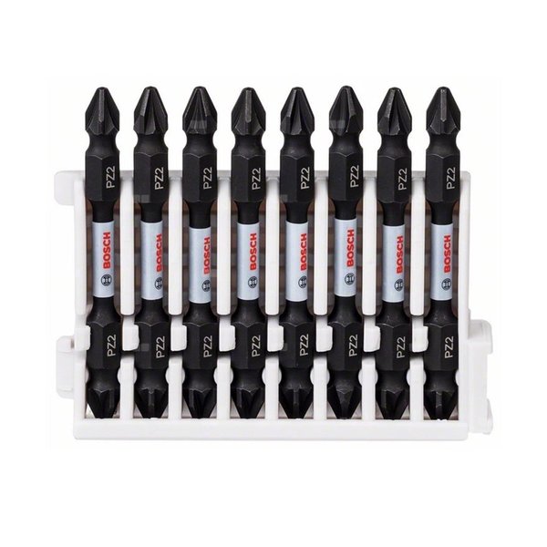 Bity dwustronne PRO Impact z indeksem Pick and Click, PZ2, 65 mm, 8 szt.