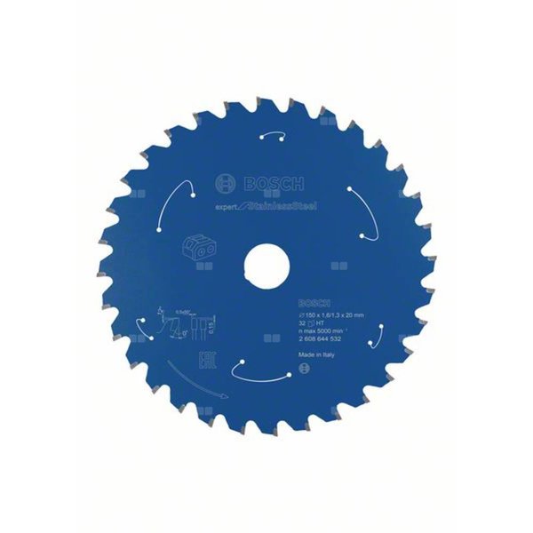 Ostrze do piły tarczowej bezprzewodowej Expert for Stainless Steel 150 x 1,6 / 1,3 x 20 T32