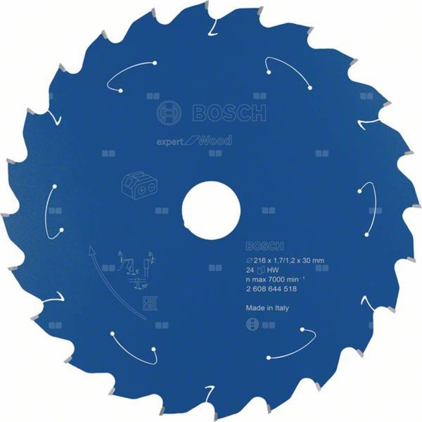 Ostrze do piły tarczowej bezprzewodowej Expert for Wood 216 x 1,7 / 1,2 x 30 T24
