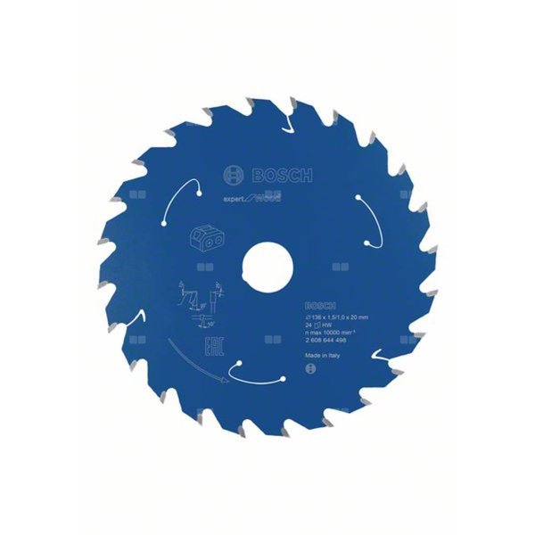 Ostrze do piły tarczowej bezprzewodowej Expert for Wood 136 x 1,5 / 1 x 20 T24