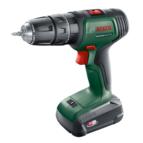 Bosch wiertarko-wkrętarka akumulatorowa z udarem UniversalImpact 18V 1x1,5Ah