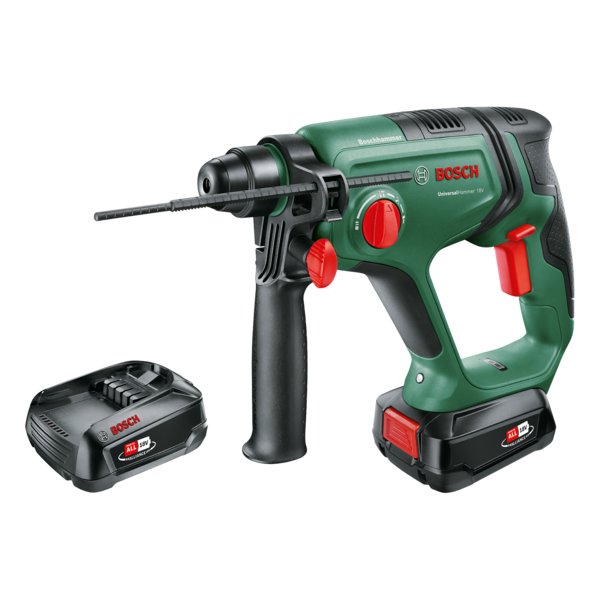 młotek akumulatorowy UniversalHammer 18V (2x2,5Ah + AL 18V-20)