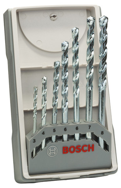 ZESTAW WIERTEŁ CYL-1 #SET 7PC