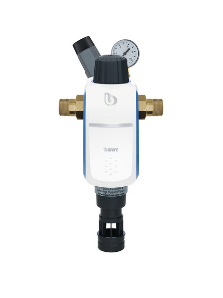 BWT R1 HWS 3/4" - filtr mechaniczny z płukaniem wstęcznym (100 µm) z reduktorem ciśnienia