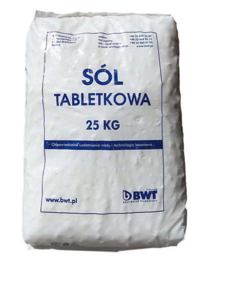 Sól pastylkowa do regeneracji (opak. 25 kg)
