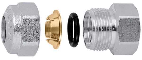 Złączka z gwintem wewnętrznym, wykończenie: chrom F. 1/2"-10CR