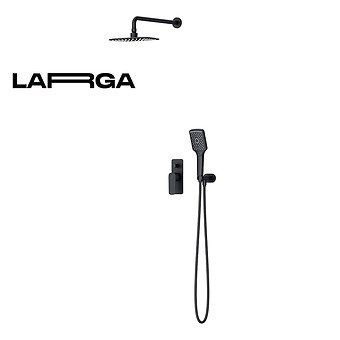 SET B344 ZESTAW PODTYNK LARGA Z BATERIĄ WAN-NATR CZARNA