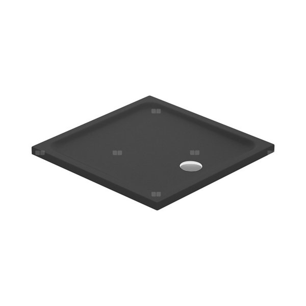 BRODZIK KWADRATOWY TAKO 90X4 CZARNY MAT