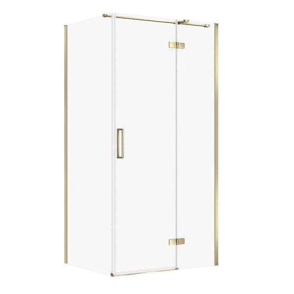 KABINA PRYSZNICOWA CITY Z ZAWIASAMI ZŁOTA 100X80X195 PRAWA TRANSP