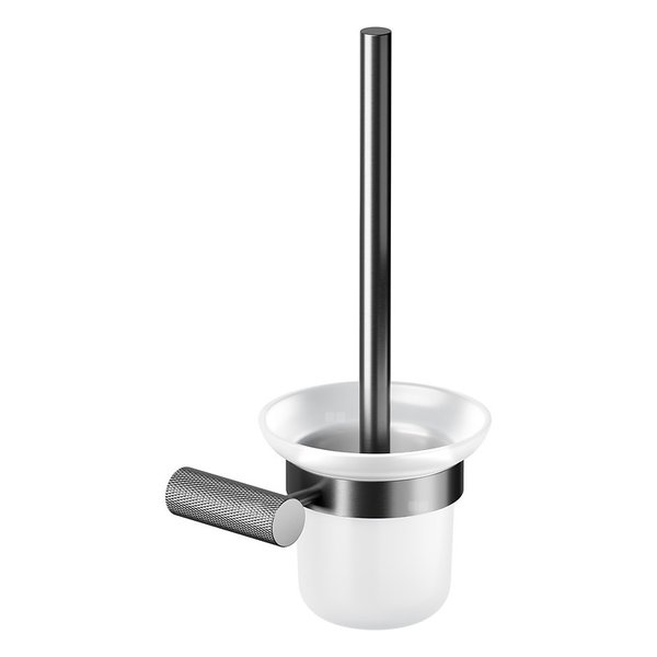 SZCZOTKA DO WC WISZĄCA ZEN CZARNY GUN METAL