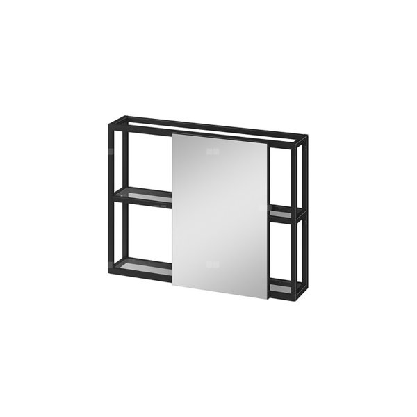 SZAFKA LUSTRZANA ZEN 80 CZARNA ZMONT FSC MIX70% SGSCH-COC-007574